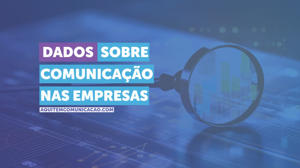 imagem ilustrativa para artigo com várias estatísticas atualizadas e dados sobre comunicação nas empresas do brasil e do mundo