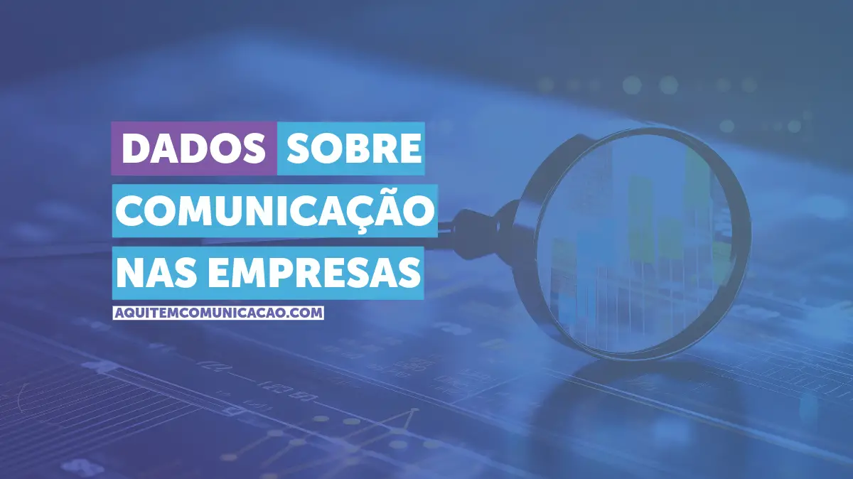 imagem ilustrativa para artigo com várias estatísticas atualizadas e dados sobre comunicação nas empresas do brasil e do mundo