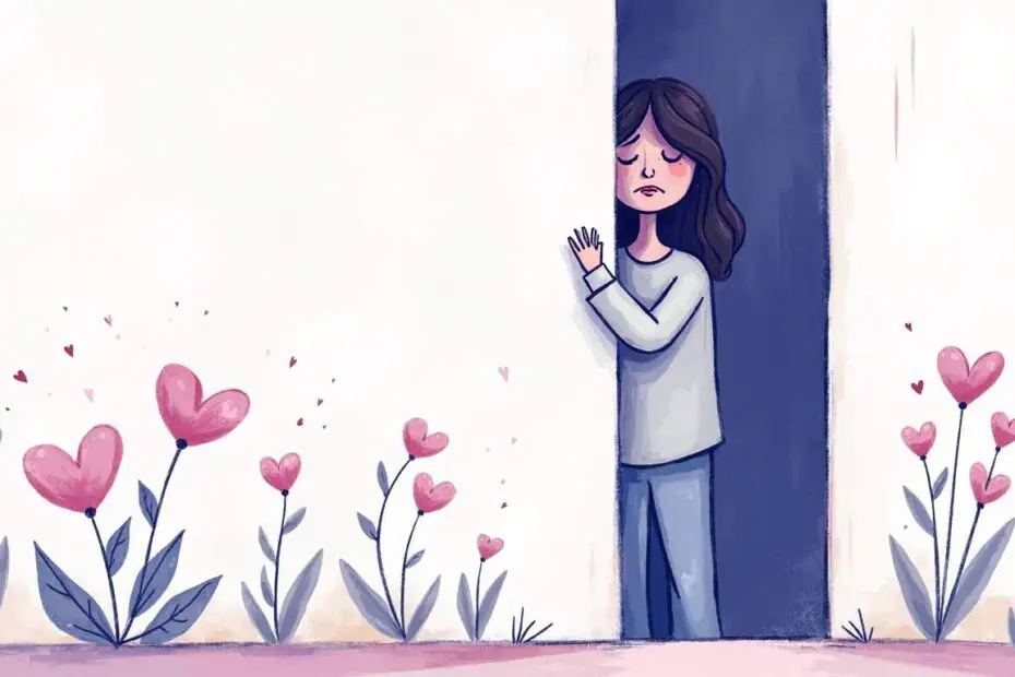 ilustração de mulher chateada se escondendo para representar os sinais de quem não gosta de você