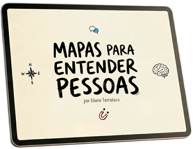 Capa do e-book Mapas para Entender Pessoas em um tablet